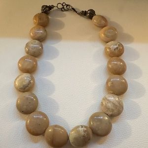 Real stone necklace